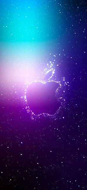Apple, Atmosphere, Galaxy, Stars, iPhone Wallpaper