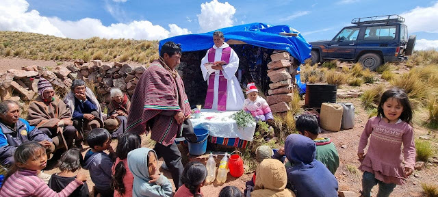 Wir besuchen weiterhin unsere Gemeinden im Hochgebirge Boliviens. Eltern und Kinder grüßen alle, die uns im Internet folgen. Eine Umarmung an alle.