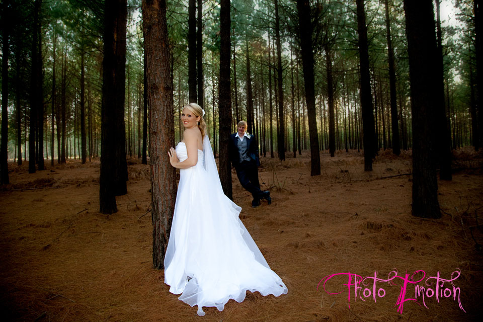 They were married in a beautiful pine forest wedding in Mpumalanga and today