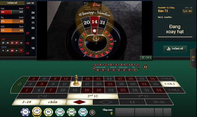 Roulette trực tuyến cực dễ chơi Rulet