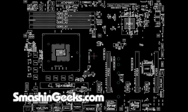 Free ASRock FATAL1TY Z97X KILLER REV. 1.03 70 MXGU30 A02 Schematic Boardview