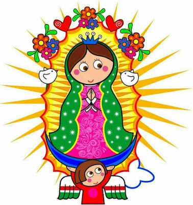 Dibujo Virgen de Guadalupe Nuestra Señora de Guadalupe a color