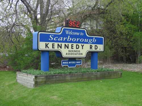 Kennedy Road Sign