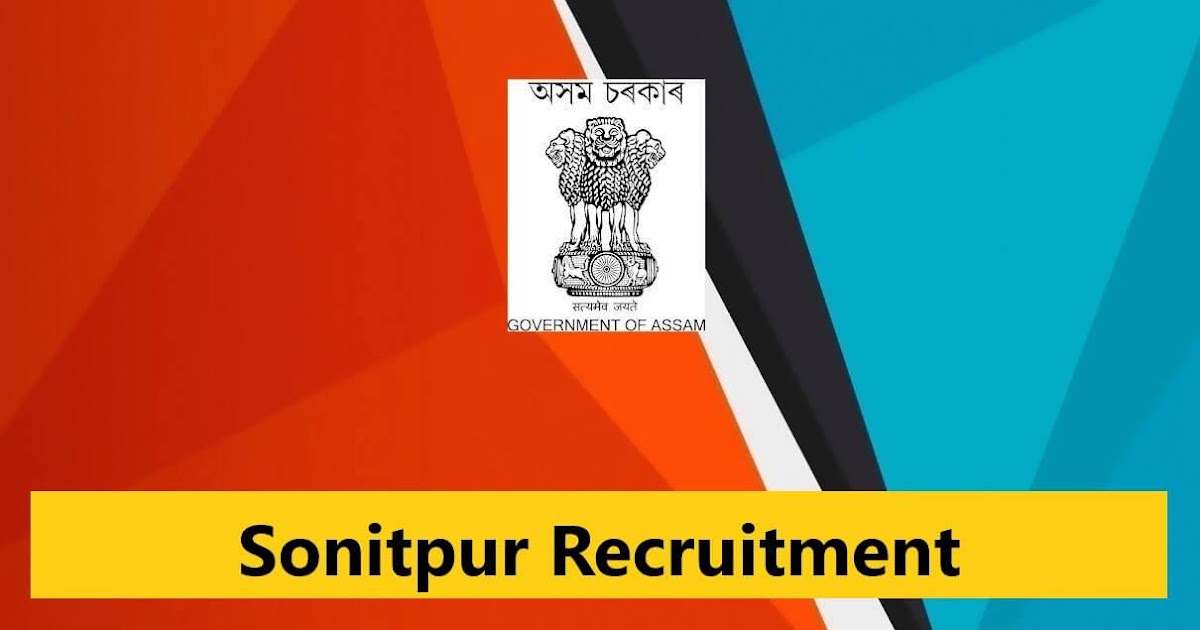 DC Sonitpur Recruitment 2022 – 18 Mandal Vacancy