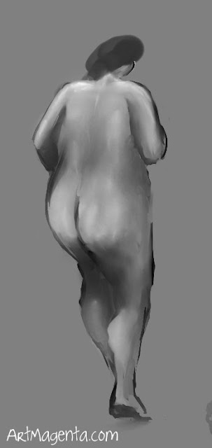 Figure drawing, Croquis from ArtMagenta.com