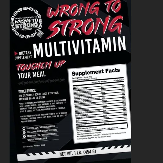 Wrong to Strong Toughen Up Your Meal Multivitamin