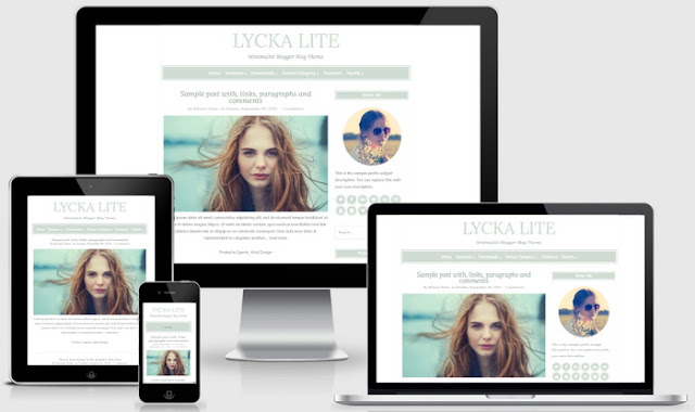 Lycka lite Blogger theme