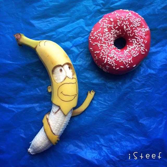 imaginative banana artwork by Stephan Brusche