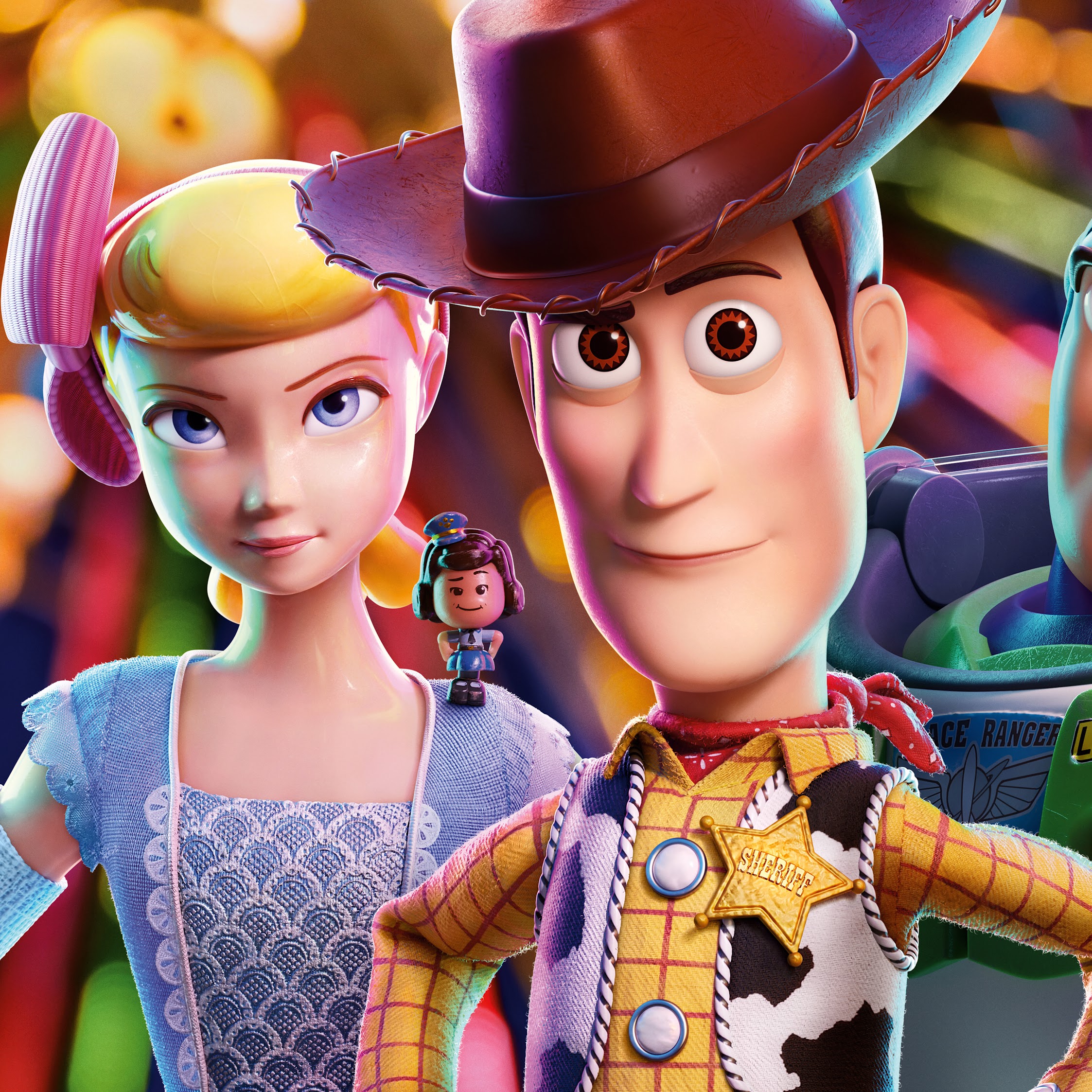 Toy Story 4, Woody, Buzz Lightyear, Bo Peep, Giggle McDimples, 8K, #29