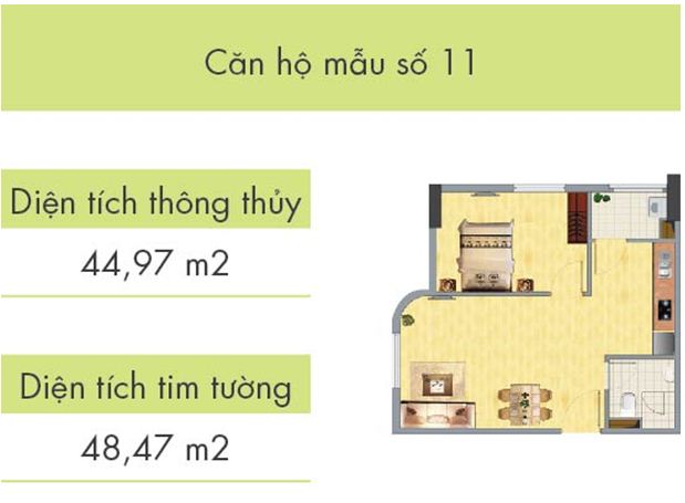 Căn hộ số 11 tòa CT1B