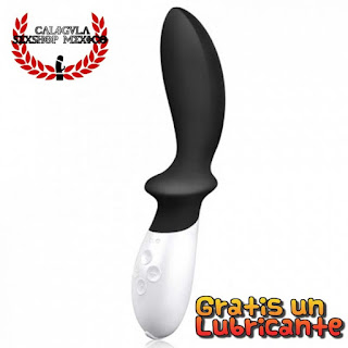  VIBRADOR LELO LOKI COLOR NEGRO MASTUBRADOR PARA PRÓSTATA PUNTO G RECARGABLE USB