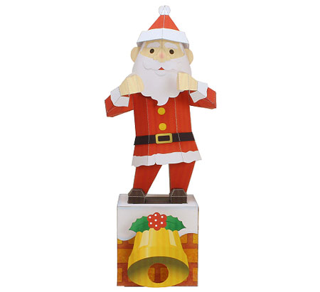 Dancing Santa Claus Papercraft