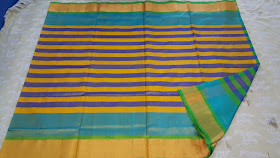 Uppada Muti Color Thick Lines Pure Silk Sarees, uppada.om@gmail.com