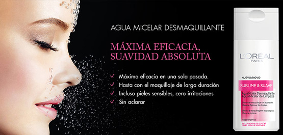 Agua Micelar desmaquillante de L'Oréal