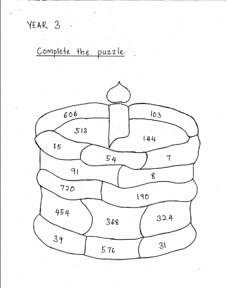 Kenali Matematik: Puzzle Matematik Tahun 3