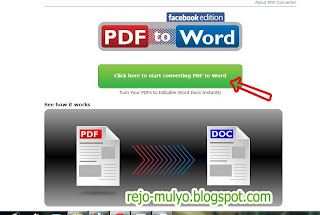 Mengonvert File PDF ke Word Versi Facebook