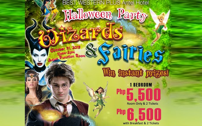 Wizards and Fairies! A Halloween Party by BEST WESTERN PLUS Antel Hotels