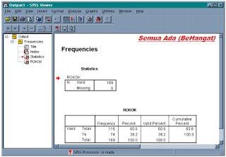 output SPSS Viewer output SPSS Viewer