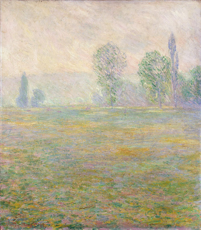Meadows at Giverny by Claude Monet - Landscape Paintings from Hermitage Museum