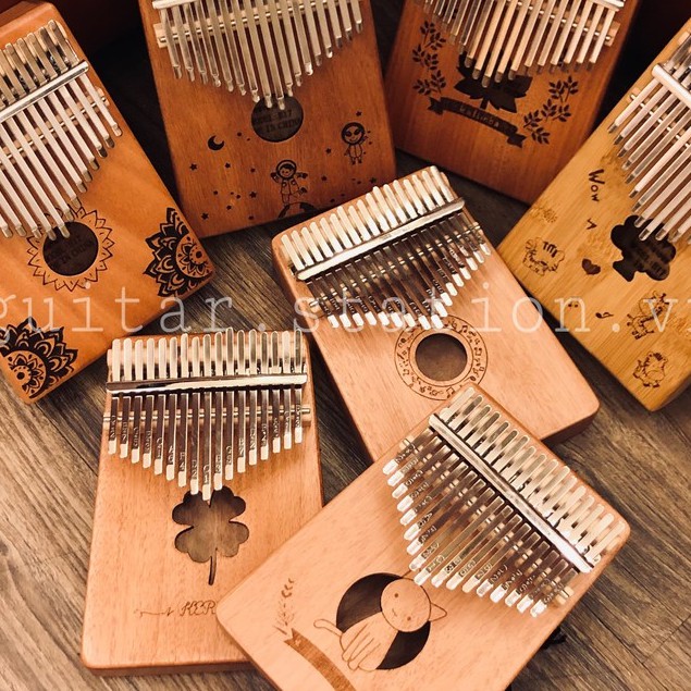 Đàn Kalimba 17 Phím KERUS - BWS Chính hãng 100% - Tặng Full Bộ Phụ Kiện - Hàng Có Sẵn