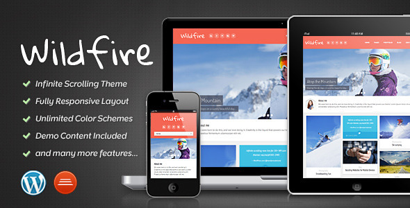Wildfire - Responsive Portfolio Theme - Portfolio Creative