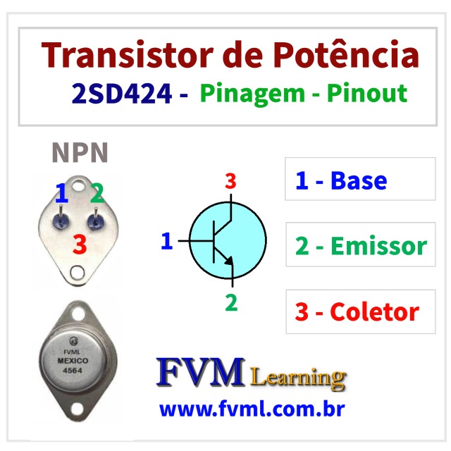 Datasheet-Pinagem-Pinout-Transistor-NPN-2SD424-Características-Substituições-fvml