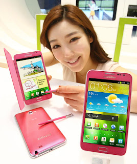 samsung galaxy note pink