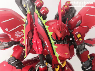 Review de Metal Structure MSN-04 Sazabi, Tamashii Nations.