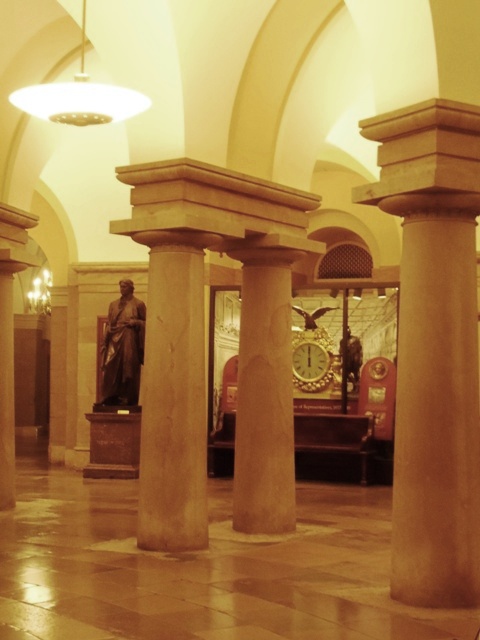 US Capitol Building tour of Crypt Room