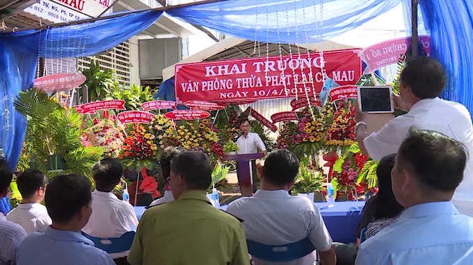 Khai trương VP Thừa phát lại Cà Mau