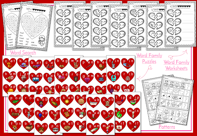 Preview of my Valentines Day worksheets.