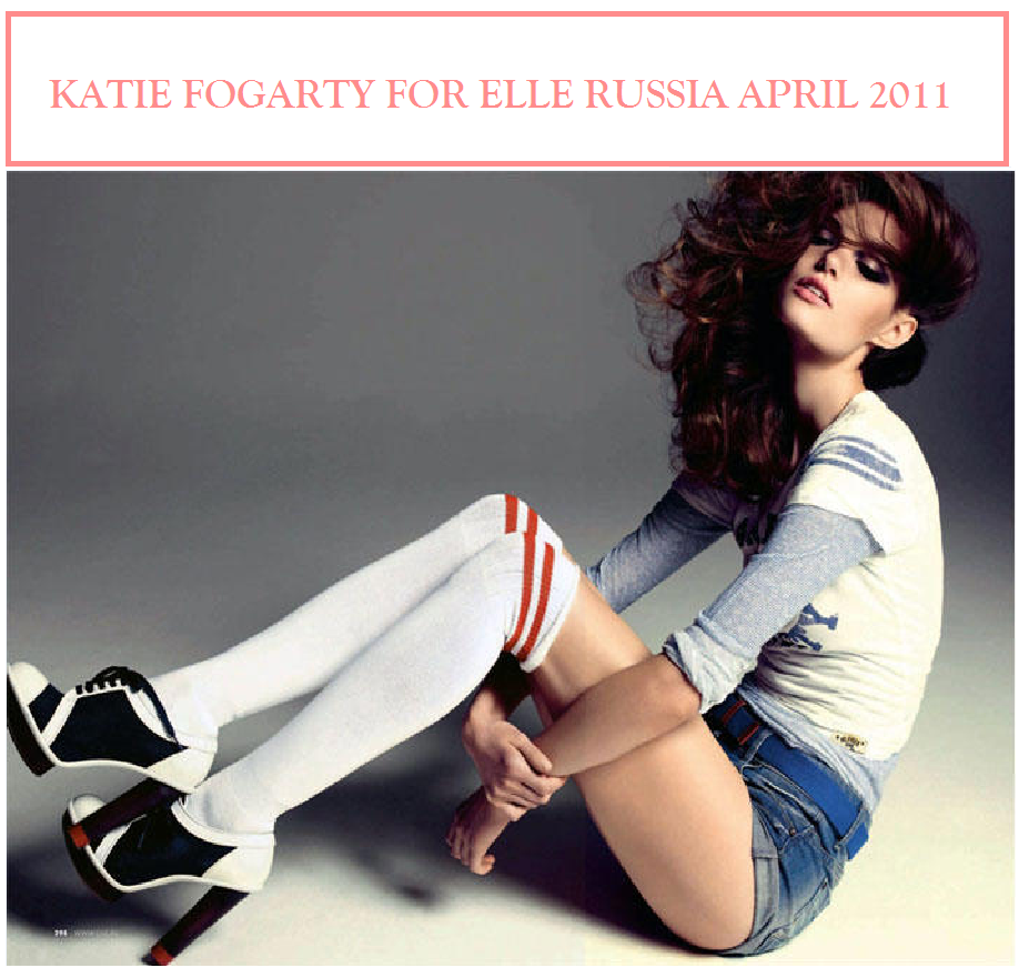 Katie Fogarty for ELLE Russia April 2011...