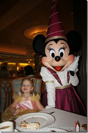 55 Reasons you will LOVE a Disney Cruise - princess tea party (free!)