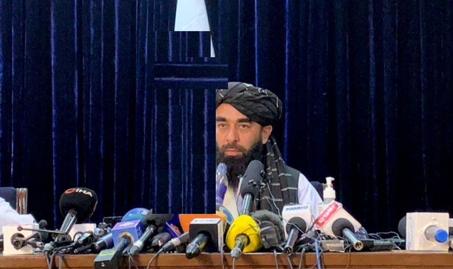 In first press conference, Taliban spokesperson says 'everyone is forgiven'