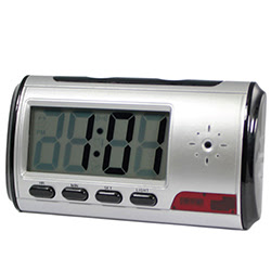 Portable Digital Alarm Clock Hidden Spy Camera 480p DVR