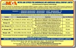 Mega Gujarat - www.IndGovtJobs.in