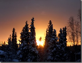 Sunset in Alaska