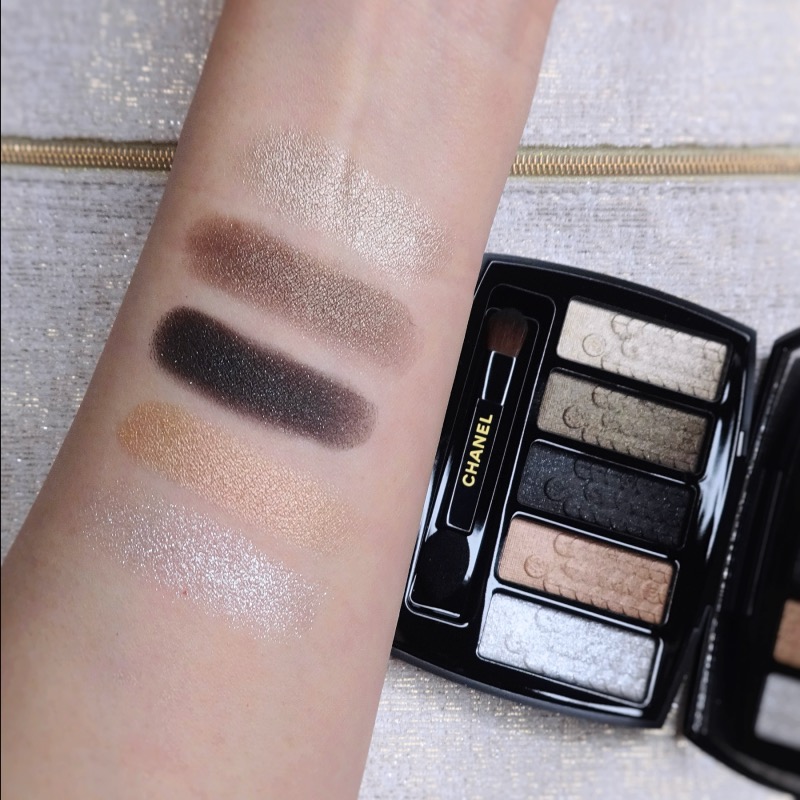 Chanel Holiday 2023 Makeup Collection review, swatches, makeup look