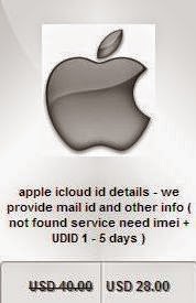 http://www.thefoneshop.net/products/detail/579/apple-icloud-id-details---we-provide-mail-id-and-other-info-(-not-found-service-need-imei-+-UDID--1---5-days-)