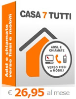 Offerta ADSL di SiPortal: tariffa Casa 7 Tutti