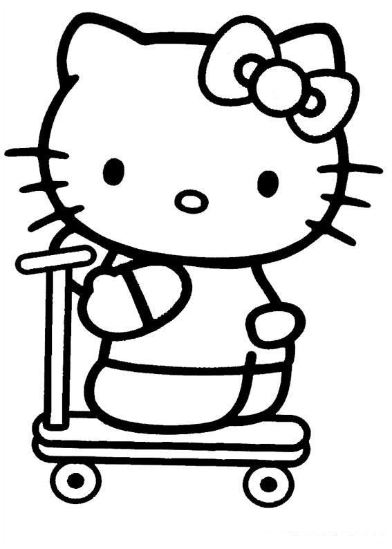 Download Hello Kitty Coloring Pages - Lets coloring!