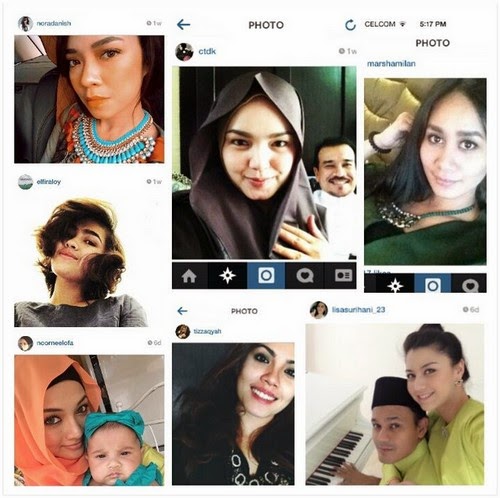 Ketahui gaya selfie raya artis popular