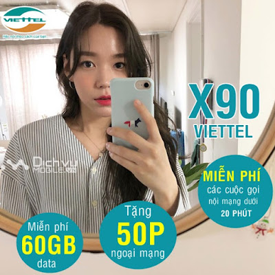 Cách đăng ký gói cước X90 mạng Viettel