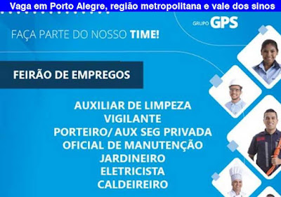 Rudder seleciona Aux. Limpeza, Porteiro e outros em Porto Alegre, região metropolitana e Vale dos Sinos