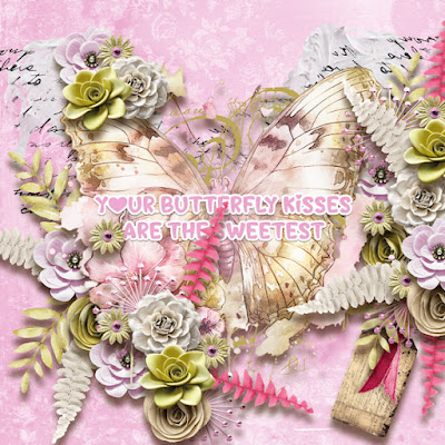 Layout created by Layouts by Angelique with Butterfly Kisses by Dutch Dream Designs