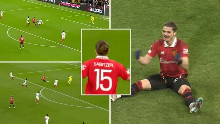 Marcel Sabitzer scores TWO goals against Sevilla, Man United fans are loving him in that advanced role