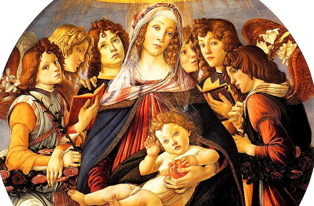 Η ανατομία της ανθρώπινης καρδιάς αναπαρίσταται στο ρόδι που κρατά ο Ιησούς σε διάσημο πίνακα του Μποτιτσέλι!!!   
