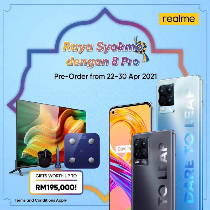 'CAPTURE INFINITY’ RAYA INI DENGAN TELEFON PINTAR PERTAMA REALME DENGAN 108MP KAMERA & PENGECASAN PANTAS 50W