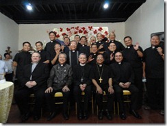 Dinner and program for the Papal Nuncio