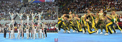 UP Pep Squad and FEU Cheering Squad